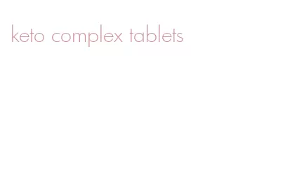 keto complex tablets