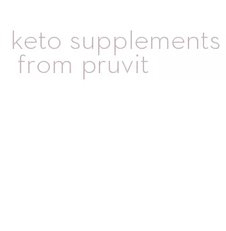 keto supplements from pruvit