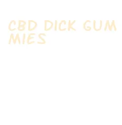 cbd dick gummies