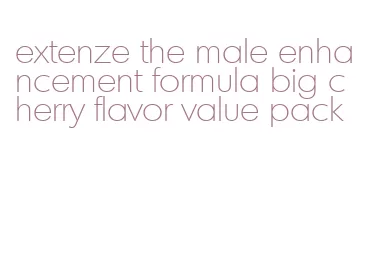 extenze the male enhancement formula big cherry flavor value pack