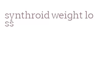 synthroid weight loss