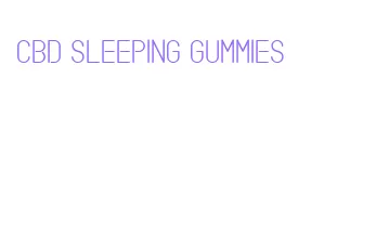 cbd sleeping gummies