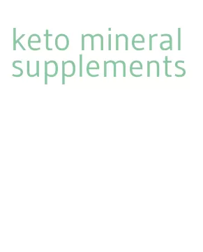 keto mineral supplements