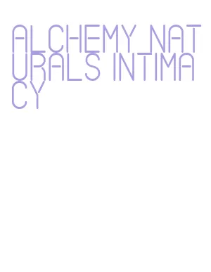 alchemy naturals intimacy