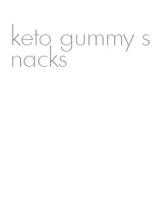 keto gummy snacks