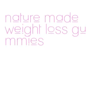 nature made weight loss gummies