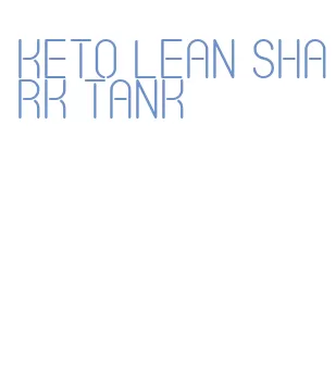 keto lean shark tank