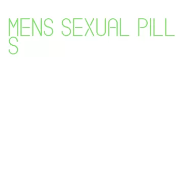 mens sexual pills