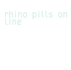 rhino pills online