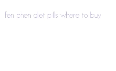 fen phen diet pills where to buy