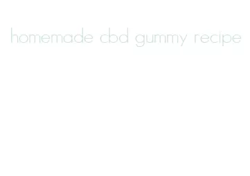 homemade cbd gummy recipe