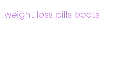 weight loss pills boots