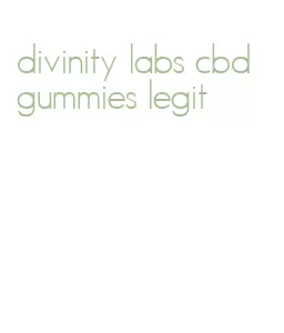 divinity labs cbd gummies legit