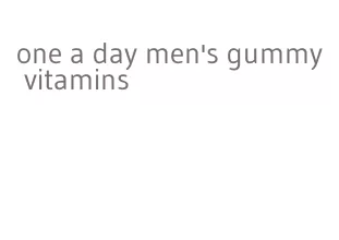 one a day men's gummy vitamins