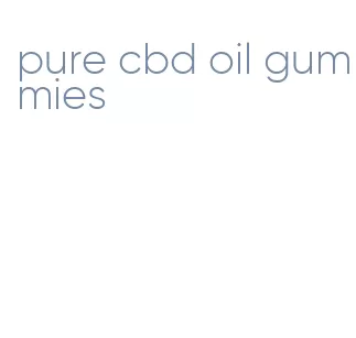 pure cbd oil gummies