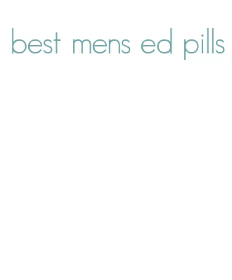 best mens ed pills