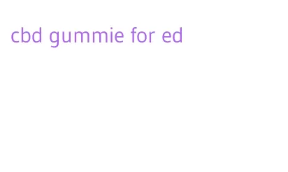 cbd gummie for ed