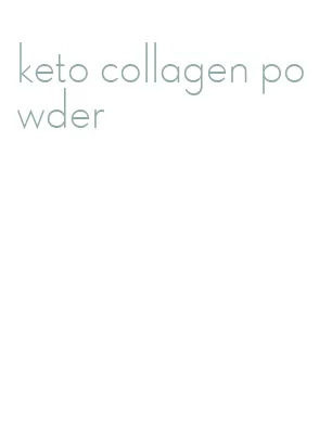 keto collagen powder