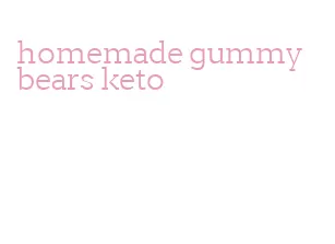 homemade gummy bears keto