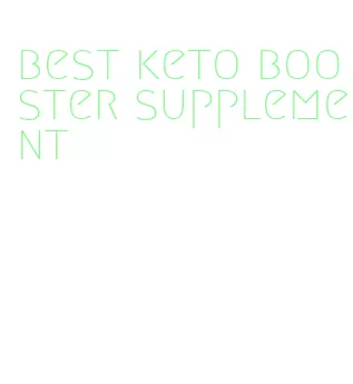 best keto booster supplement