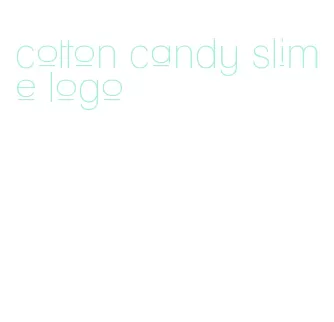 cotton candy slime logo