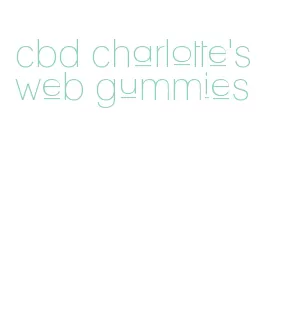 cbd charlotte's web gummies