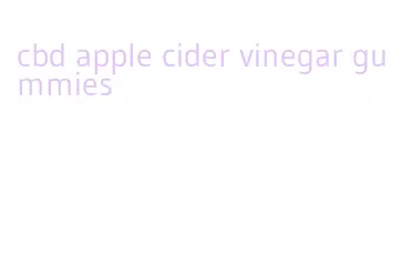 cbd apple cider vinegar gummies