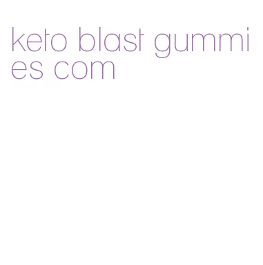 keto blast gummies com