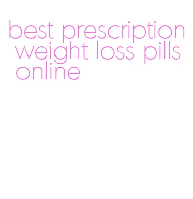 best prescription weight loss pills online