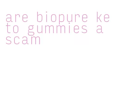 are biopure keto gummies a scam