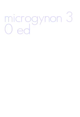 microgynon 30 ed