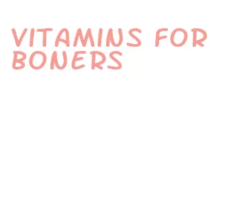 vitamins for boners