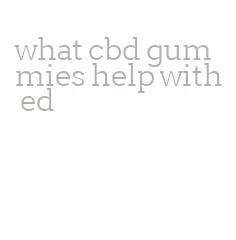 what cbd gummies help with ed