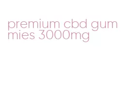 premium cbd gummies 3000mg