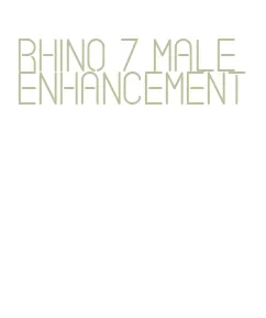 rhino 7 male enhancement