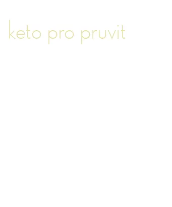 keto pro pruvit