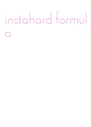 instahard formula