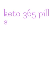 keto 365 pills