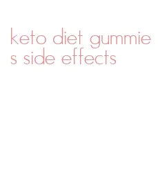 keto diet gummies side effects