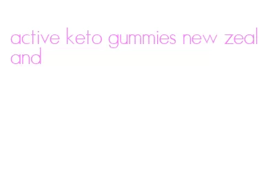 active keto gummies new zealand