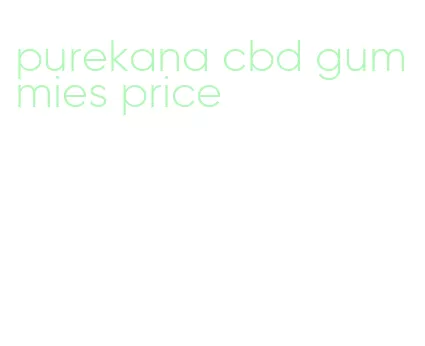 purekana cbd gummies price