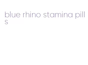 blue rhino stamina pills