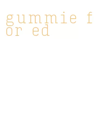 gummie for ed