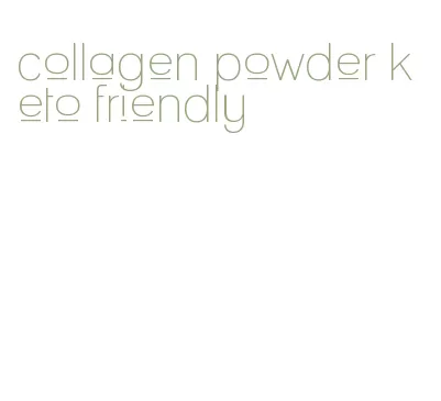 collagen powder keto friendly