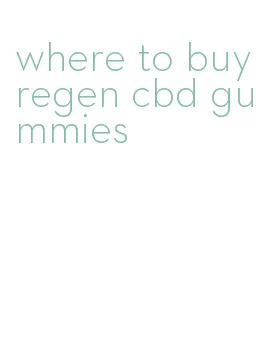 where to buy regen cbd gummies