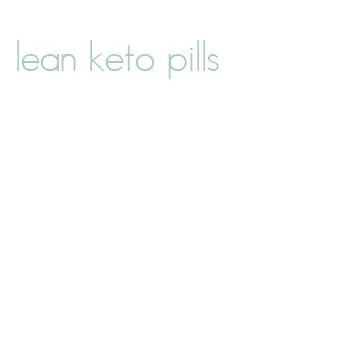 lean keto pills