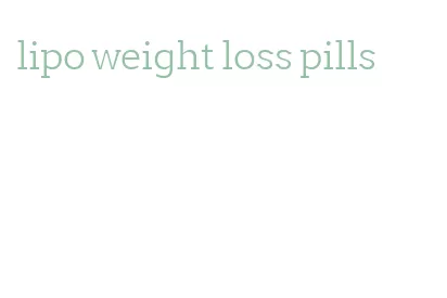 lipo weight loss pills