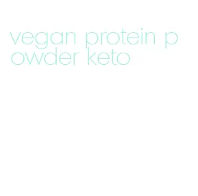 vegan protein powder keto