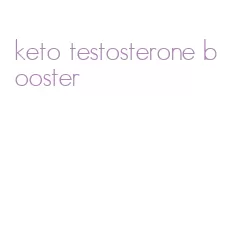 keto testosterone booster