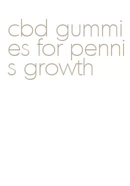 cbd gummies for pennis growth